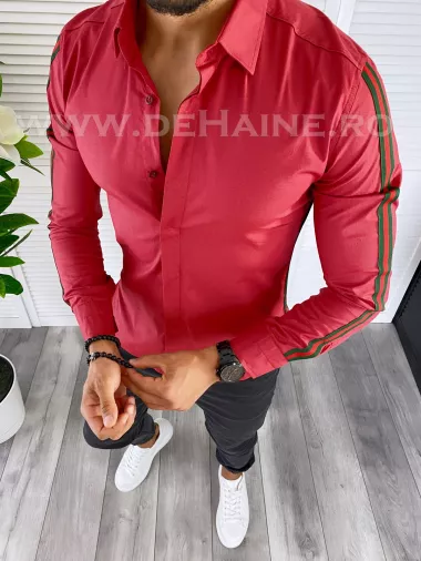 Camasa barbati slim fit rosie B5701 O3-4.2